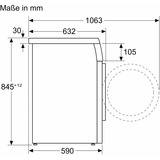Bosch WUU28T22 Serie 6, Waschmaschine weiß, 60 cm
