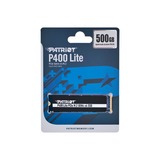 Patriot P400 Lite 500 GB, SSD schwarz/weiß, PCIe 4.0 x4, NVMe 1.4, M.2 2280