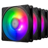 Cooler Master Mobius 120P ARGB 120x120x25, Gehäuselüfter schwarz, 3er Pack, 120 mm