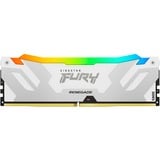 Kingston FURY DIMM 16 GB DDR5-7200  , Arbeitsspeicher weiß, KF572C38RWA-16, Renegade RGB, INTEL XMP