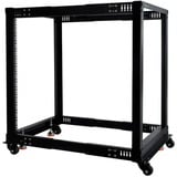 Alphacool ES 19" Open Frame Serverrack , Rack, Server-Gehäuse schwarz, 15 Höheneinheiten