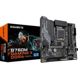 GIGABYTE B760M GAMING X DDR4, Mainboard schwarz/grau