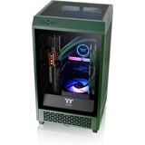 Thermaltake The Tower 200 , Tower-Gehäuse dunkelgrün, Tempered Glass