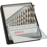 Bosch RobustLine HSS-G-Spiralbohrer-Satz, 135°, 13-teilig in Kassette