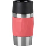 Emsa TRAVEL MUG Compact Thermobecher koralle/edelstahl, 0,3 Liter, Drehverschluss