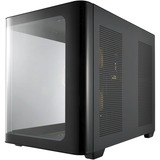 Fortron FSP S380-BA, Tower-Gehäuse schwarz, Tempered Glass x 2