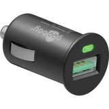 goobay Quick Charge USB Auto Schnellladegerät schwarz, mit QC 3.0