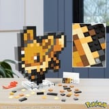 Mattel MEGA Pokémon Evoli Pixel Art, Konstruktionsspielzeug 