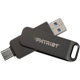 Patriot Rage R550 64GB, USB-Stick schwarz, USB-A und USB-C 3.2 Gen 1