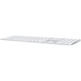 Apple Magic Keyboard mit Touch ID und Ziffernblock, Tastatur silber/weiß, US-Layout, für Mac Modelle mit Apple Chip