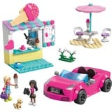 Mattel MEGA Barbie Cabrio & Eisstand, Konstruktionsspielzeug 