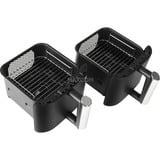 Ninja Double Stack 2-Ebenen Heißluftfritteuse SL300EU schwarz, 2.470 Watt, 2 Körbe je 3,8 Liter