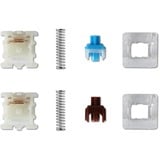 Keychron Gateron Cap V2 Brown Switch-Set, Tastenschalter braun/transparent, 110 Stück