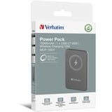 Verbatim Wireless Powerbank Charge 'n' Go 10.000mAh grau, Qi, PD 3.0, Quick Charge 3.0