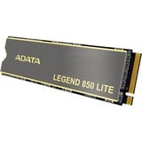 ADATA LEGEND 850 LITE 1 TB, SSD dunkelgrau/gold, PCIe 4.0 x4, NVMe 1.4, M.2 2280