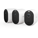 Arlo Pro 5 Spotlight, Überwachungskamera weiß/schwarz, 3er Pack, WLAN, Spotlight, 2K Auflösung