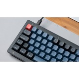 Keychron V2, Gaming-Tastatur schwarz/blaugrau, DE-Layout, Keychron K Pro Brown, Hot-Swap, RGB