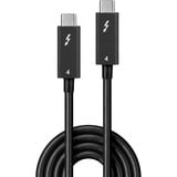 Lindy Thunderbolt 4 Kabel, 40 Gbit/s, aktiv schwarz, 2 Meter