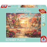 Schmidt Spiele Chuck Pinson: Morgenstille am See, Puzzle 1000 Teile