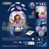 Ravensburger 3D Puzzle-Ball Nachtlicht Gabby's Dollhouse 