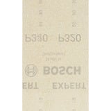 Bosch Expert M480 Netzstruktur-Schleifblatt 80 x 133mm, K320 10 Stück, für Schwingschleifer