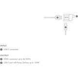 DICOTA Mini Adapter D32047, USB-C > HDMI silber, PD 100 Watt