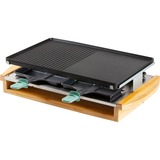 Domo Bamboo D09246G, Raclette holz/schwarz