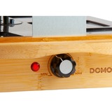 Domo Bamboo D09246G, Raclette holz/schwarz