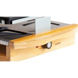 Domo Bamboo D09246G, Raclette holz/schwarz