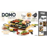 Domo Bamboo D09246G, Raclette holz/schwarz