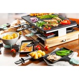 Domo Bamboo D09246G, Raclette holz/schwarz