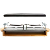 Domo Bamboo D09246G, Raclette holz/schwarz