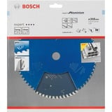 Bosch Kreissägeblatt Expert for Aluminium, Ø 210mm, 72Z Bohrung 30mm, für Handkreissägen