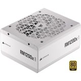 Corsair RM1200x SHIFT White, PC-Netzteil weiß, 1x 12-Pin High Power GPU, 6x PCIe, Kabel-Management, 1200 Watt