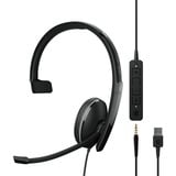 EPOS ADAPT 135T USB II, Headset schwarz, Mono, USB, Klinke