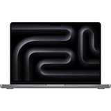 Apple MacBook Pro (14) 2023 CTO, Notebook grau, M3 10-Core GPU, MacOS, Englisch International, 36 cm (14.2 Zoll) & 120 Hz Display, 512 GB SSD