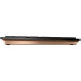 CHERRY DW 9100 SLIM, Desktop-Set schwarz/bronze, PL-Layout, Cherry SX-Scherentechnologie