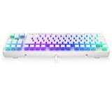 ENDORFY Thock TKL Pudding Onyx White, Gaming-Tastatur weiß, DE-Layout, Kailh RGB Brown