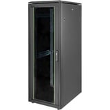 Digitus Netzwerkschrank Unique Serie - 600x800 mm (BxT), IT-Schrank schwarz, 32 Höheneinheiten