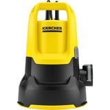 Kärcher Tauchpumpe SP 9.000 Flat, Tauch- / Druckpumpe gelb/schwarz, 280 Watt, für Klarwasser