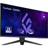 ViewSonic VX3480-2K-PRO, Gaming-Monitor 86.4 cm (34 Zoll), schwarz, UWQHD, VA, HDR, AMD FreeSync Premium, 165Hz Panel