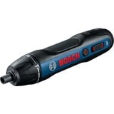 Bosch GO Professional Akkuschrauber, 3,6Volt blau/schwarz, L-BOXX Mini