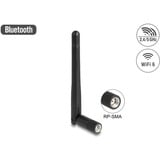 DeLOCK WLAN Antenne 802.11 RP-SMA 2 dBi schwarz, Omnidirektional, Kippgelenk