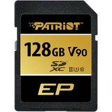 Patriot EP 128 GB SDXC, Speicherkarte schwarz, UHS-II U3, Class 10, V90