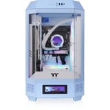 Thermaltake The Tower 250 , Tower-Gehäuse hellblau, Tempered Glass