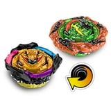 Hasbro Beyblade Burst QuadStrike Light Ignite Battle Set, Geschicklichkeitsspiel 