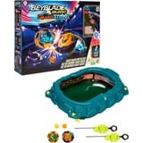 Hasbro Beyblade Burst QuadStrike Light Ignite Battle Set, Geschicklichkeitsspiel 