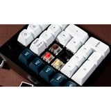 Keychron Q0 Max, Ziffernblock schwarz/weiß, Gateron Jupiter Banana, Hot-Swap, Aluminiumrahmen, RGB