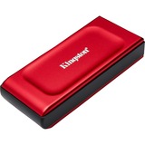 Kingston XS1000 Portable SSD 1 TB, Externe SSD rot/schwarz, USB-A 3.2 Gen 2