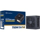 SilverStone SST-DA750R-GMA, PC-Netzteil schwarz, 1x 12-Pin ATX3.0, 4x PCIe, Kabel-Management, 750 Watt